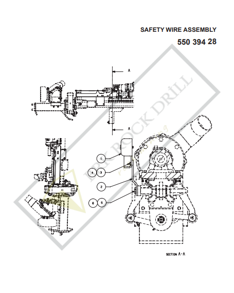 55039428 - 550 394 28 - SAFETY WIRE ASSEMBLY | TAMROCK
