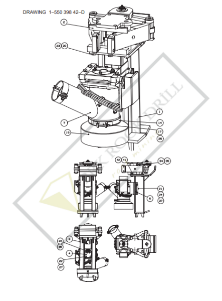 55039842 - 550 398 42 MOVEABLE SUCTION HEAD | TAMROCK