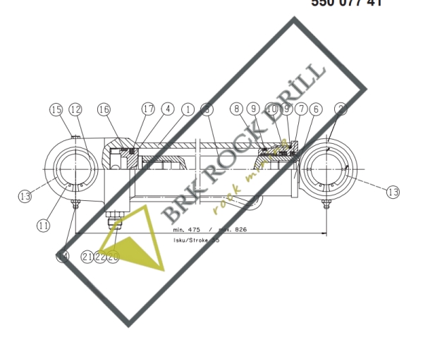 55002681 - 550 026 81 - JAW | TAMROCK - DX700 - DX800