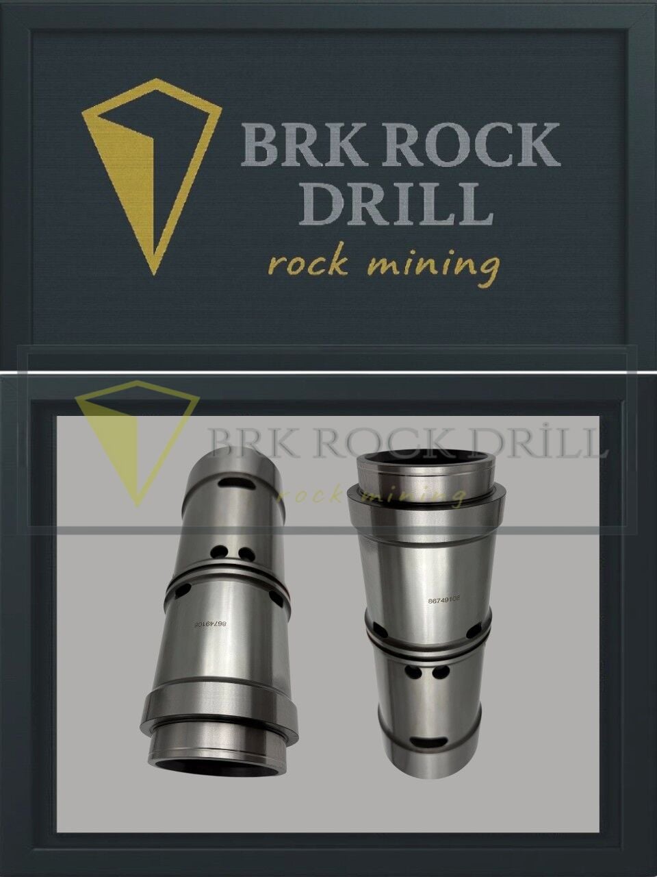 86749108 - 867 491 08 - CYLINDER - HC95 ROCK DRILL  BRK ROCK DRILL